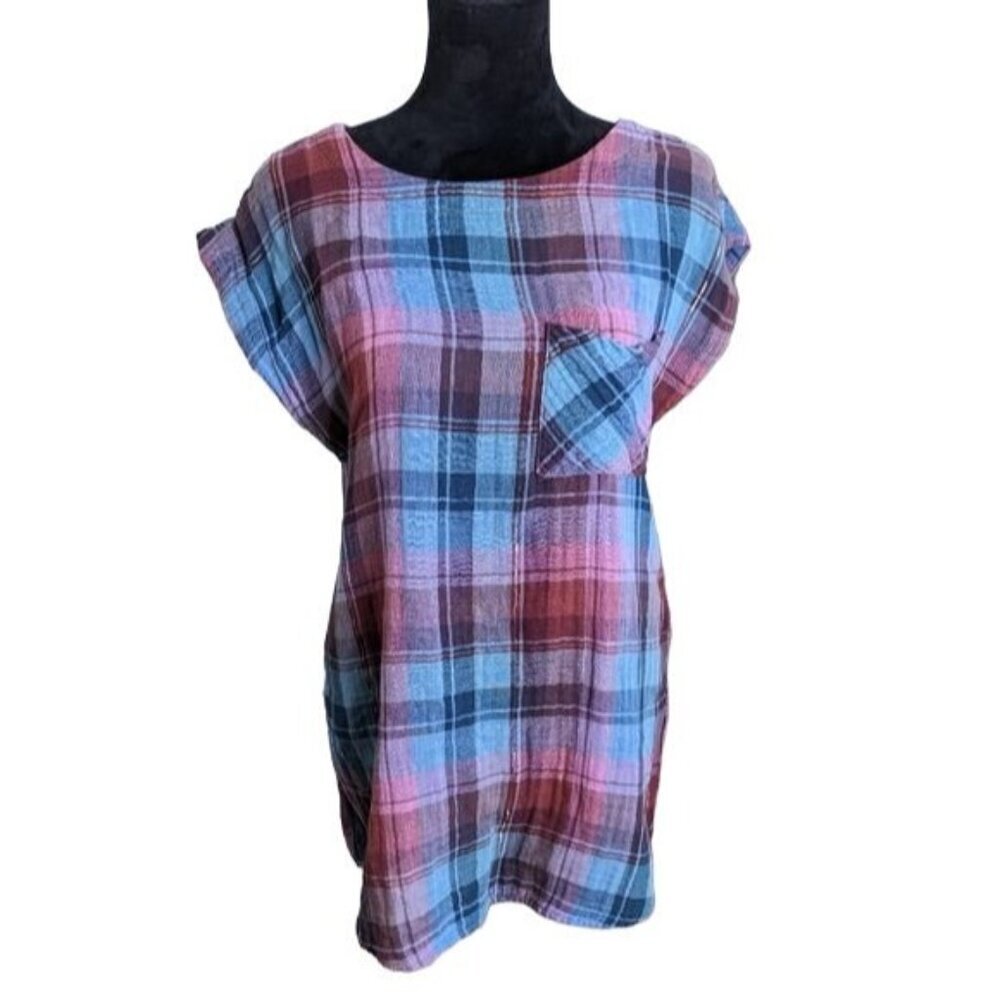Anthropologie Akemi + Kin Plaid Tunic - image 2